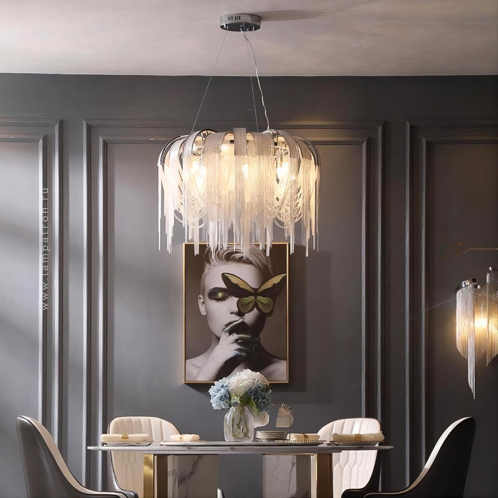 CONCORDIA Ring Chandelier by Lampadom - side view