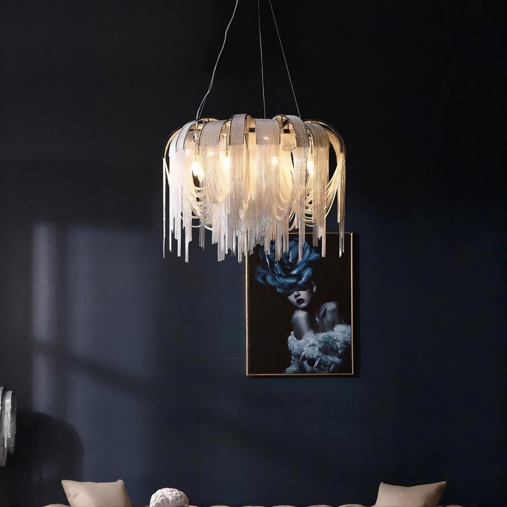 CONCORDIA Ring Chandelier by Lampadom - angle view