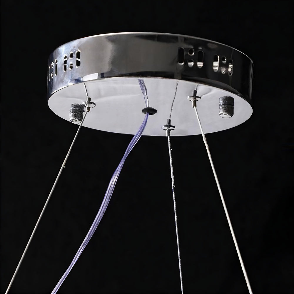 CONCORDIA Ring Chandelier by Lampadom - scale reference
