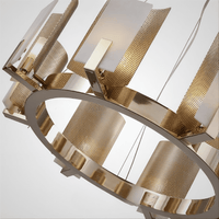 CONRAD R Ring Chandelier by Lampadom - side view