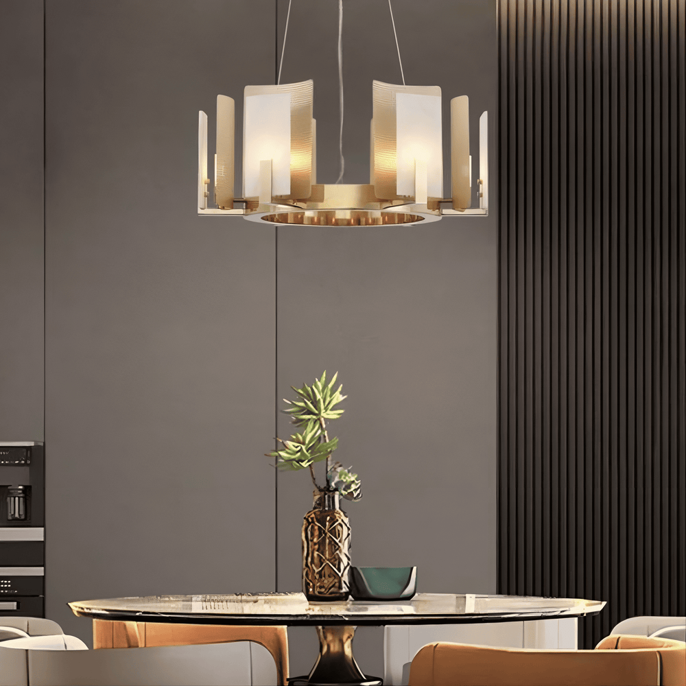 CONRAD R Ring Chandelier by Lampadom - top view