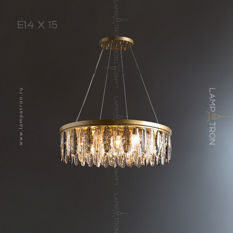 CONSUL Ring Chandelier by Lampadom - side view