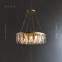 CONSUL Ring Chandelier by Lampadom - side view
