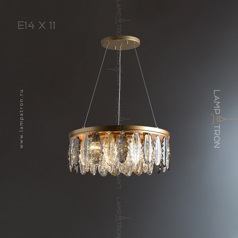 CONSUL Ring Chandelier by Lampadom - angle view