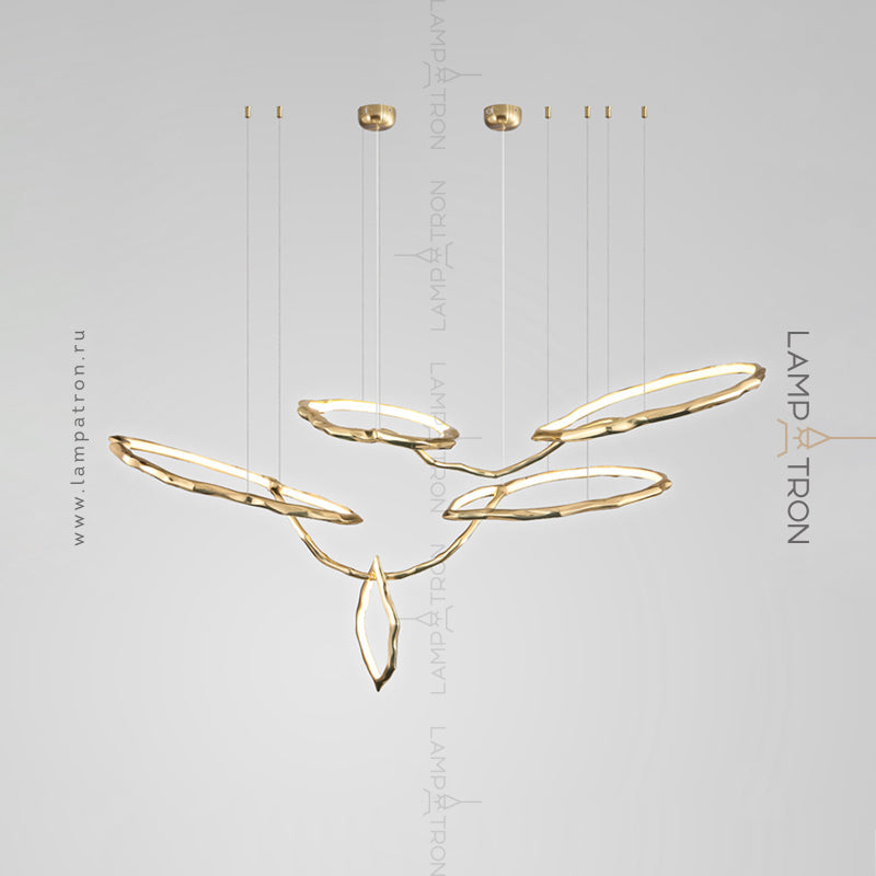 CORDELIA Ring Chandelier by Lampadom - scale reference