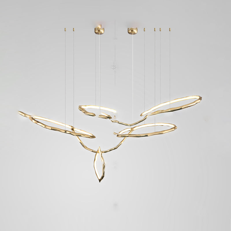 CORDELIA Ring Chandelier by Lampadom - view 12