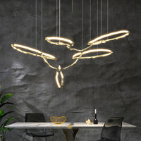 CORDELIA Ring Chandelier by Lampadom - scale reference
