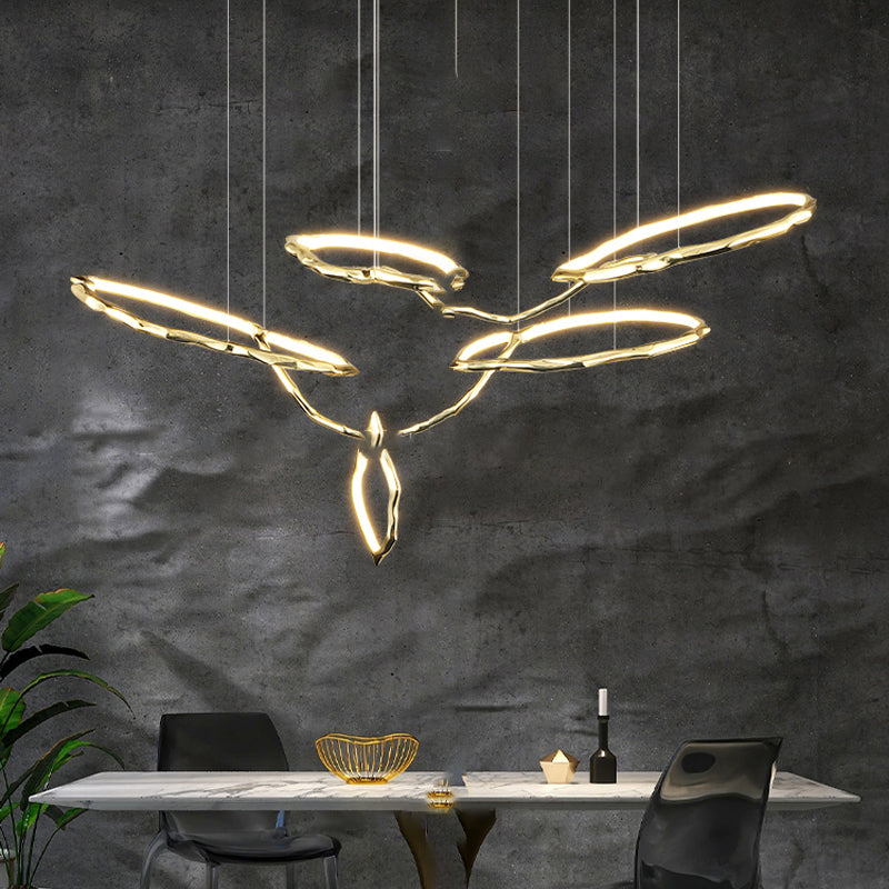 CORDELIA Ring Chandelier by Lampadom - side view