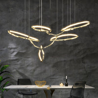 CORDELIA Ring Chandelier by Lampadom - side view