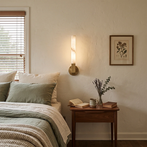 Corvin Alabaster Wall Light by Lampadom