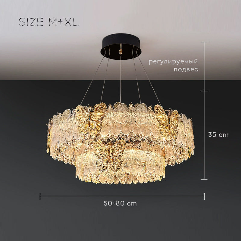 AZUMI Ring Chandelier by Lampadom - scale reference