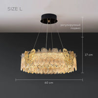 AZUMI Ring Chandelier by Lampadom - close-up