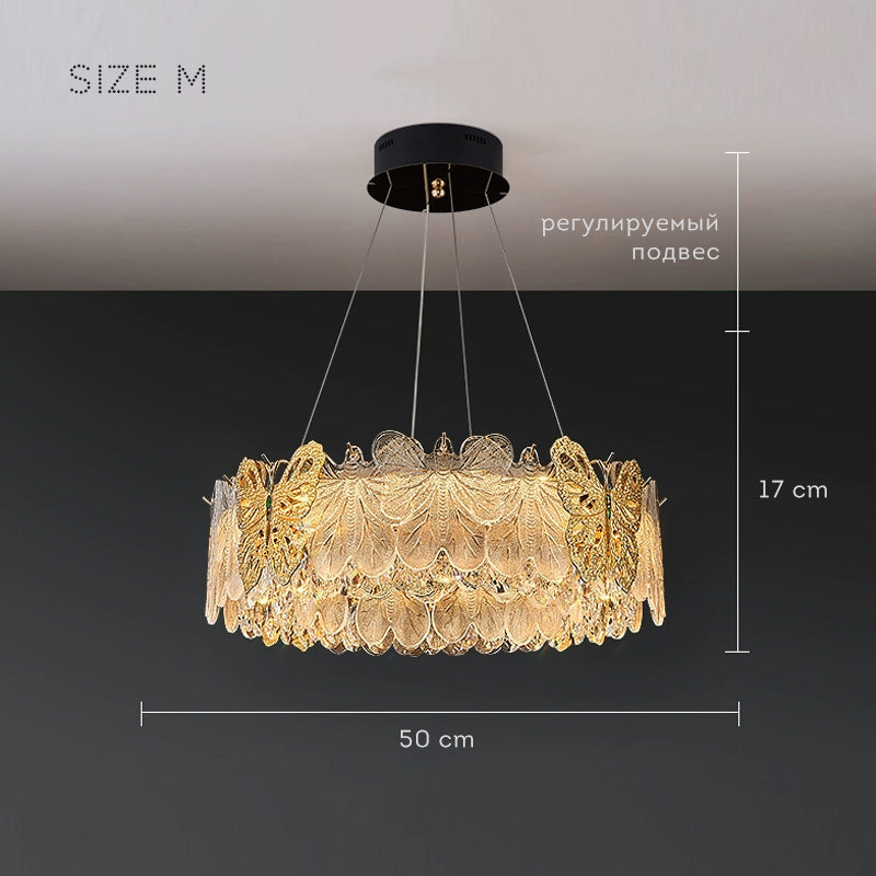 AZUMI Ring Chandelier by Lampadom - side view