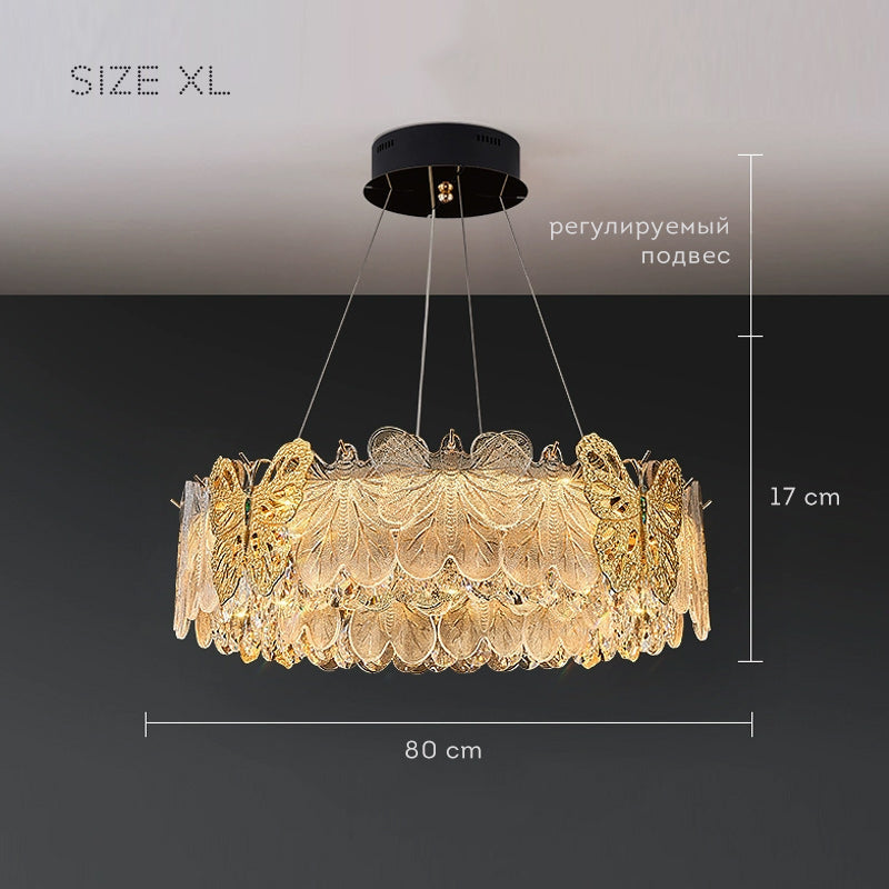 AZUMI Ring Chandelier by Lampadom - detail view