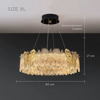 AZUMI Ring Chandelier by Lampadom - detail view