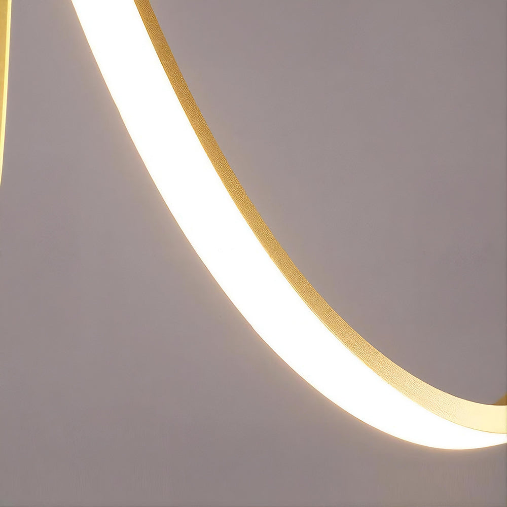 COURT Linear Chandelier by Lampadom - close-up