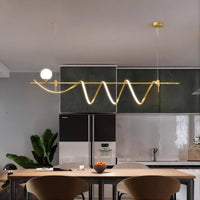 COURT Linear Chandelier by Lampadom - ambient shot