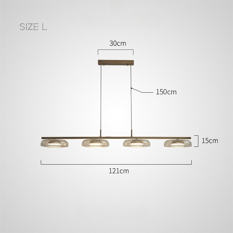 CRISPIN L Linear Chandelier