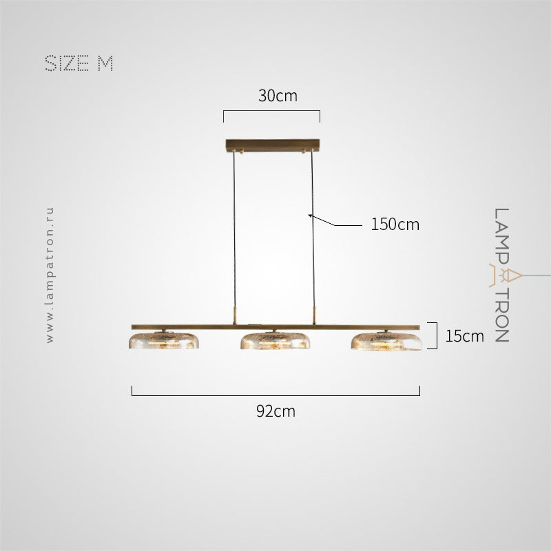 CRISPIN L Linear Chandelier