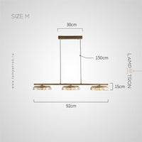 CRISPIN L Linear Chandelier