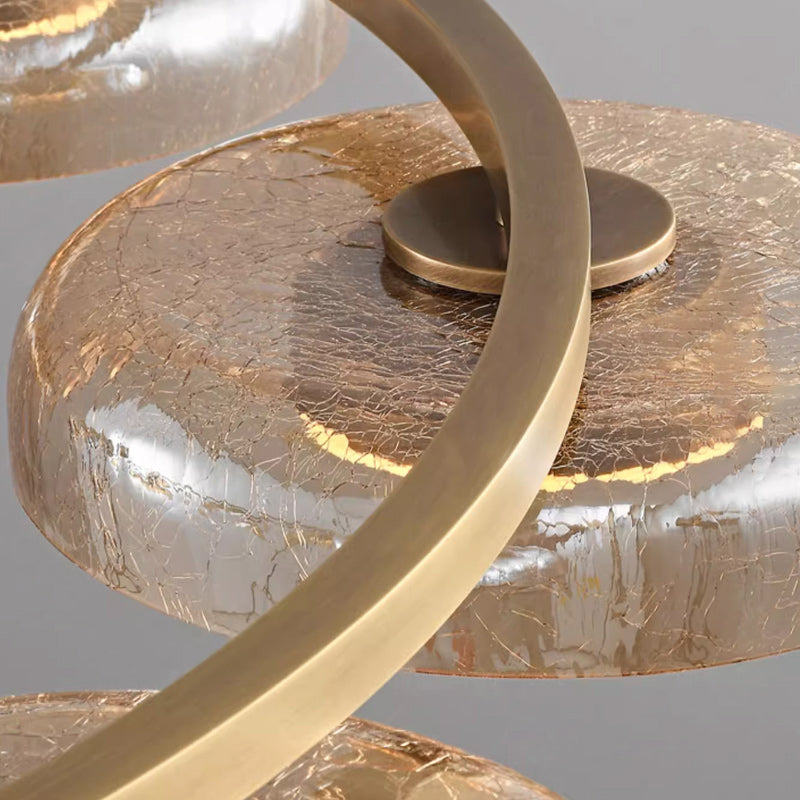 CRISPIN R Ring Chandelier by Lampadom - side view
