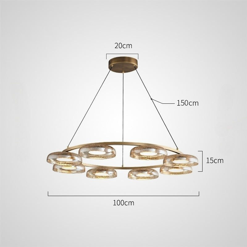 CRISPIN R Ring Chandelier by Lampadom - ambient shot