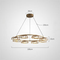 CRISPIN R Ring Chandelier by Lampadom - ambient shot