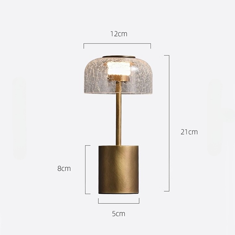 CRISPIN Table Lamp by Lampadom - side view