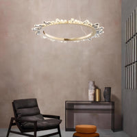 CRISSY Ring Chandelier by Lampadom - angle view