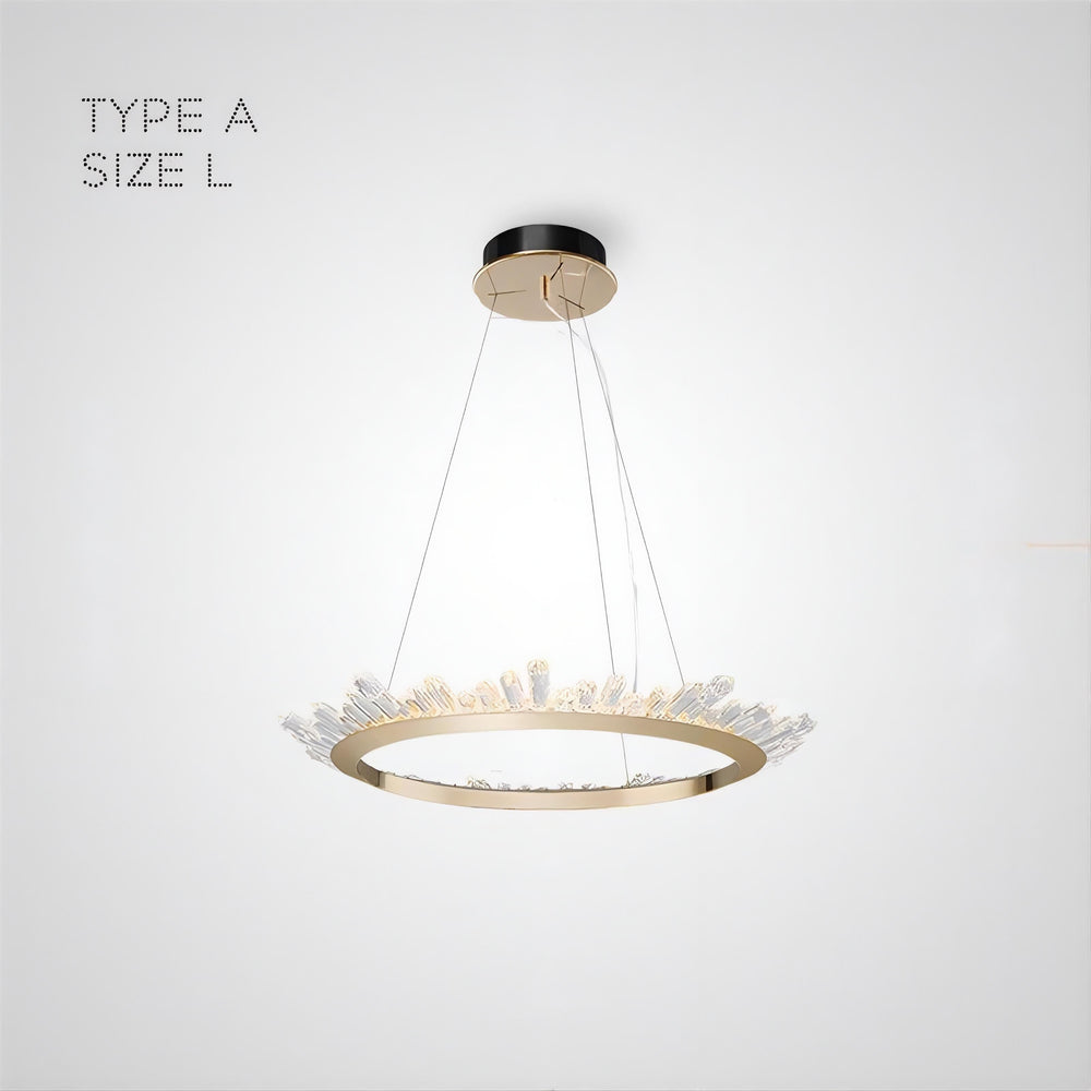 CRISSY Ring Chandelier by Lampadom - ambient shot
