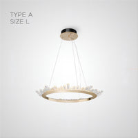 CRISSY Ring Chandelier by Lampadom - ambient shot
