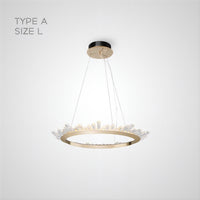 CRISSY Ring Chandelier by Lampadom - top view