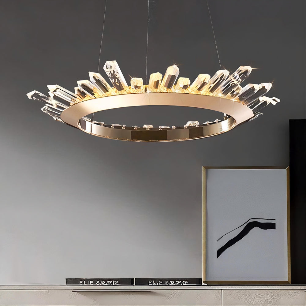CRISSY Ring Chandelier by Lampadom - ambient shot
