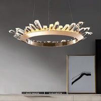 CRISSY Ring Chandelier by Lampadom - angle view