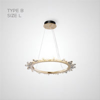 CRISSY Ring Chandelier by Lampadom - close-up