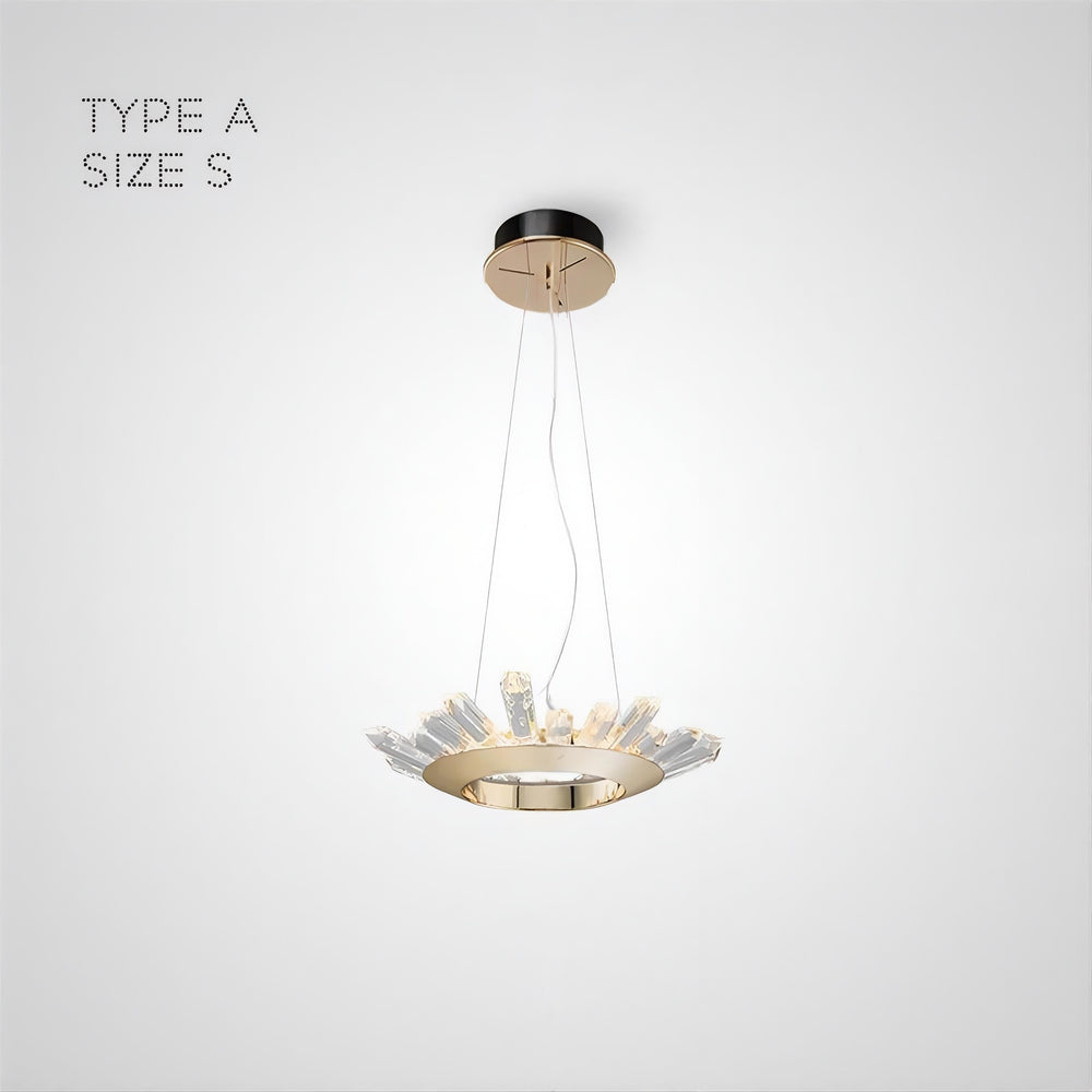 CRISSY Ring Chandelier by Lampadom - scale reference