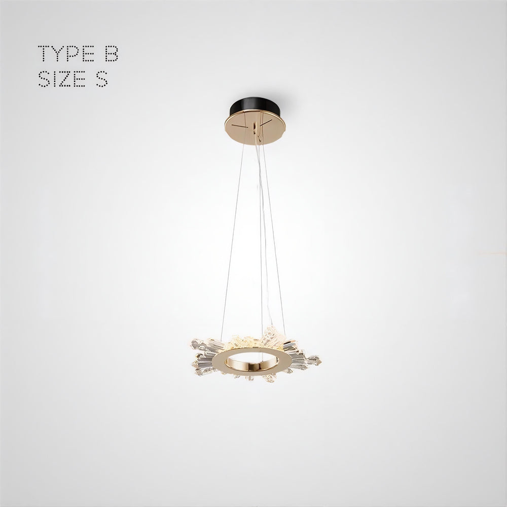 CRISSY Ring Chandelier by Lampadom - top view