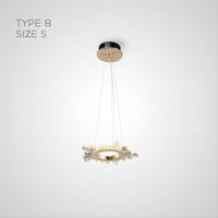 CRISSY Ring Chandelier by Lampadom - top view