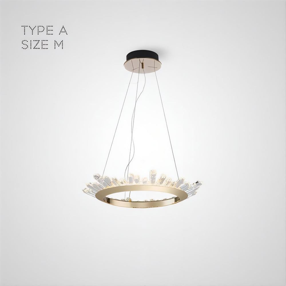 CRISSY Ring Chandelier by Lampadom - ambient shot