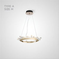CRISSY Ring Chandelier by Lampadom - ambient shot