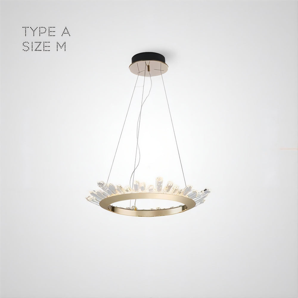 CRISSY Ring Chandelier by Lampadom - scale reference