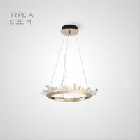 CRISSY Ring Chandelier by Lampadom - scale reference