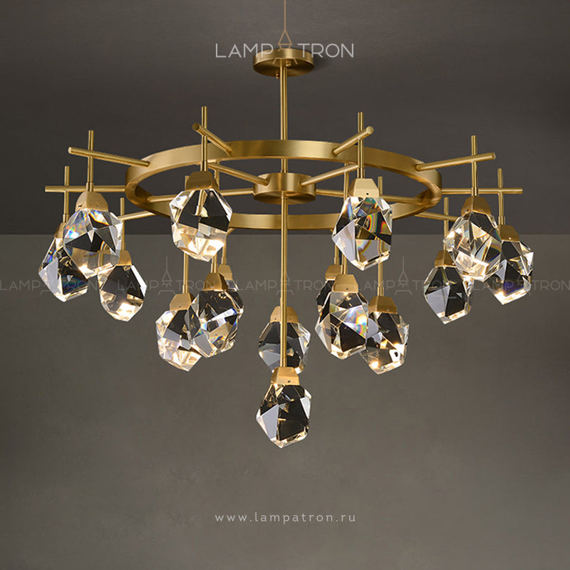 CRISTEL B Chandelier by Lampadom - angle view
