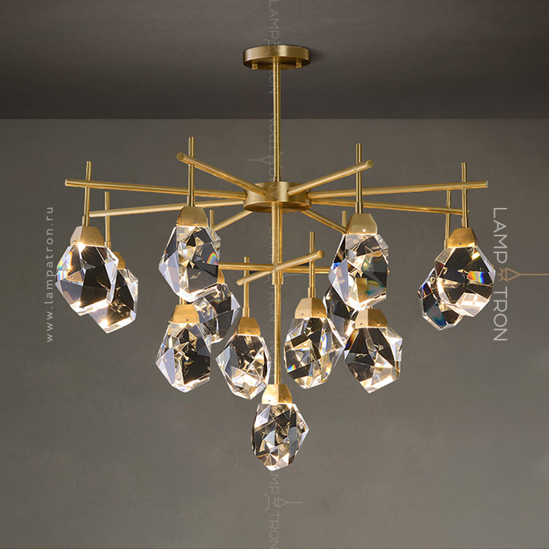 CRISTEL B Chandelier by Lampadom - top view