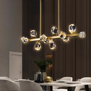 CRISTEL L. Linear Chandelier by Lampadom