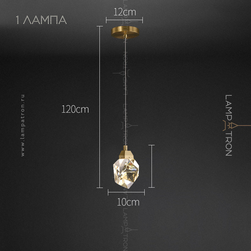 CRISTEL ONE Pendant by Lampadom - detail view