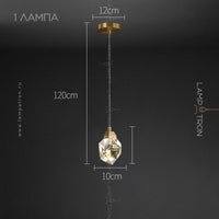 CRISTEL ONE Pendant by Lampadom - detail view