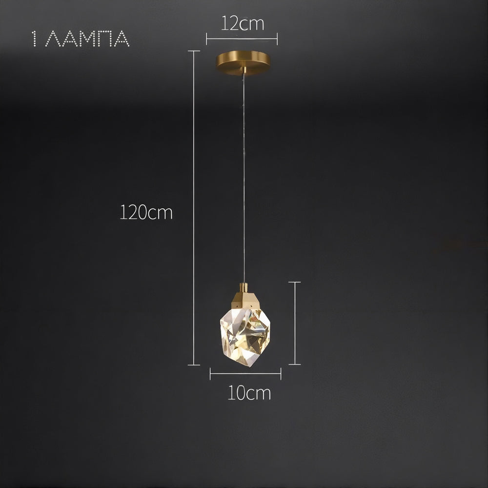 CRISTEL ONE Pendant by Lampadom - scale reference