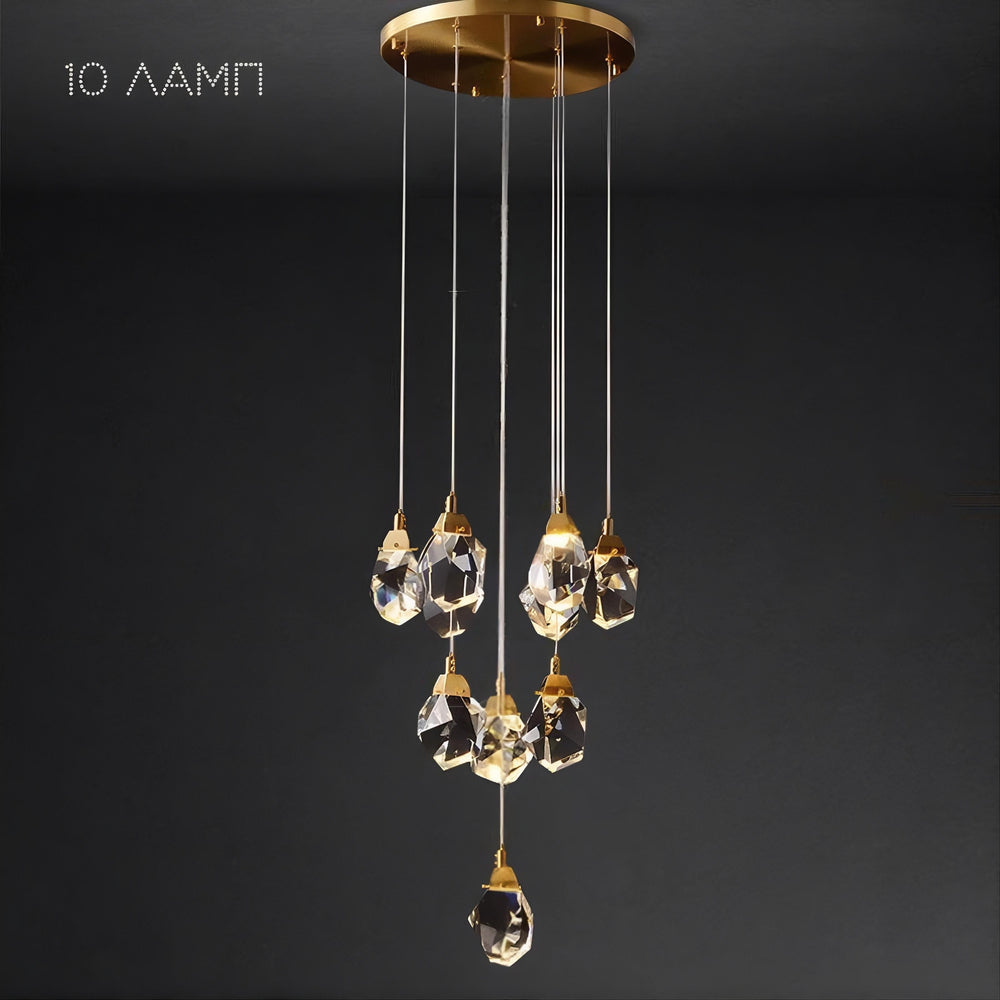 CRISTEL ONE Pendant by Lampadom - side view
