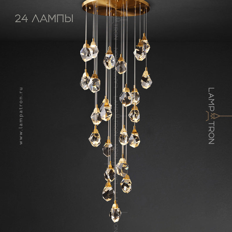 CRISTEL ONE Pendant by Lampadom - side view